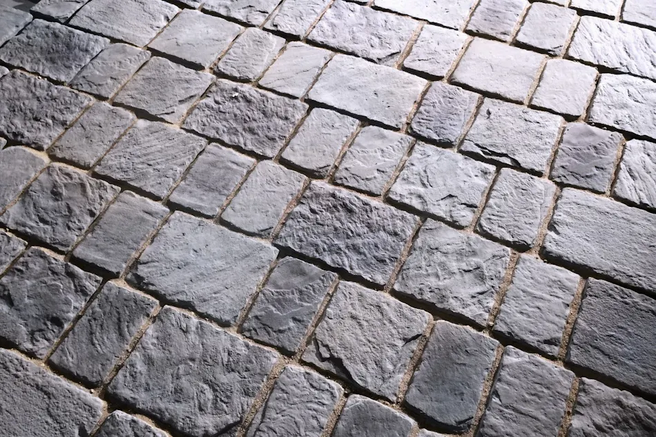 Outdoor living spaces with Old Mission pavers