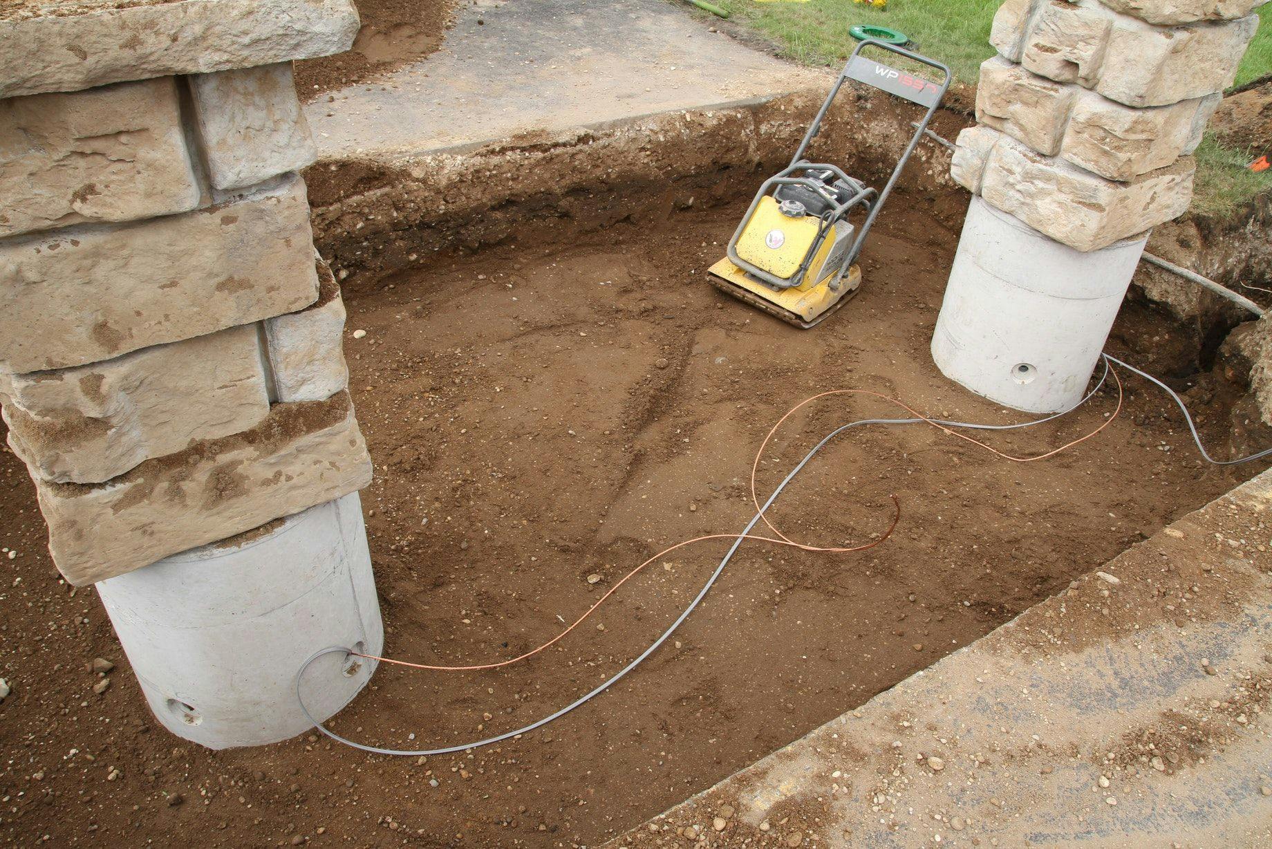Sign Install Goes Quickly with Precast Ledgestone Foundations Pole Base