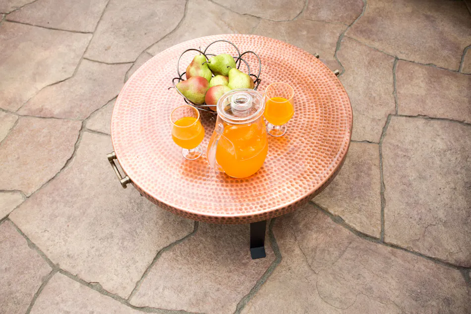 Mini table with Grand Flagstone