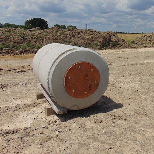 Taxiway base on construction site
