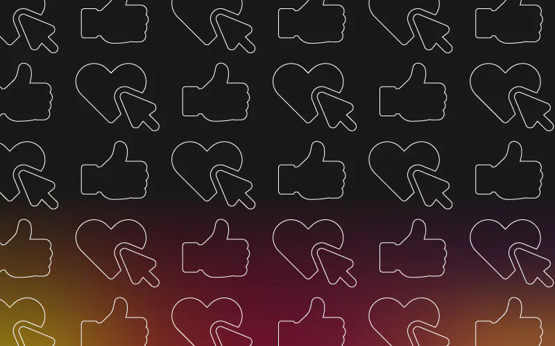 image of thumbs up and likes