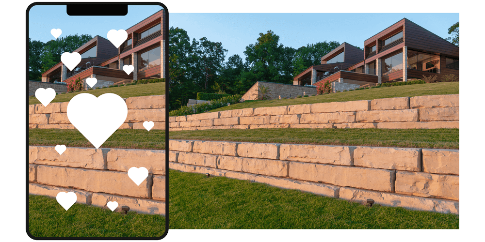 image of grand ledge wall