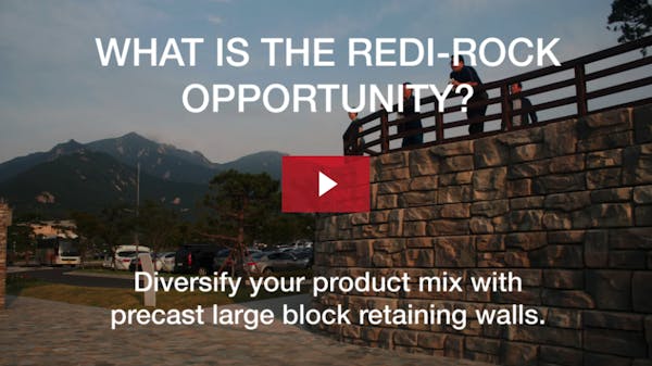 Thumbnail of a video on the Redi-Rock business opportunity.