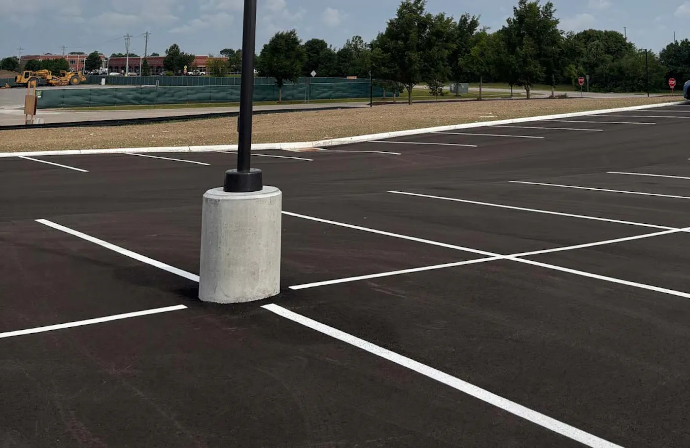 Pole Base precast light pole foundations feature a smooth, consistent finish for easy integration into site lighting and parking lot projects.