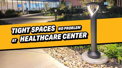 Pole Base Illuminates St. Elizabeth Healthcare Rose Garden