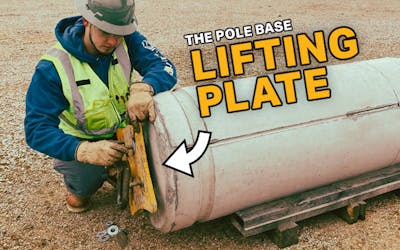 How Do I Acquire and Use the Pole Base Lifting Plate?