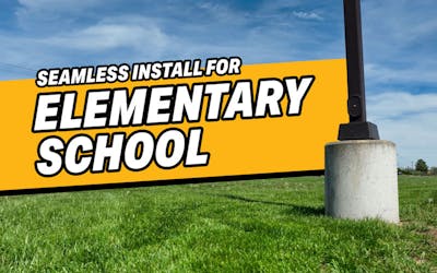 Rock-Solid Results: Pole Base at Bardstown Elementary