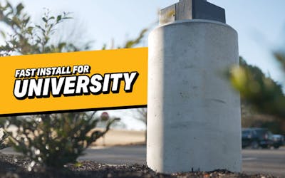 Changing the Game with Pole Base at Clemson University’s Alumni and Visitors Center