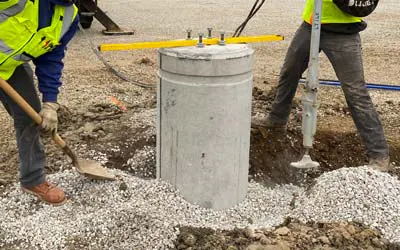 How Deep Should a Pole Base Be?