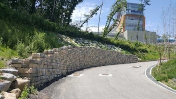 Retaining Wall System Takes Gold at Olympic Games