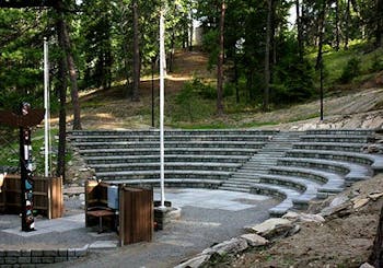 Fire Pit Amphitheater for Scout Camp in Washington