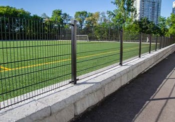 Toronto School Uses Redi-Rock For Athletic Field