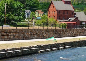 Riverfront Stabilization Wall Helps Redevelop Town