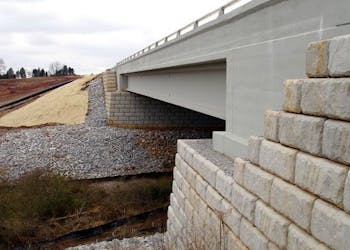 Segmental Retaining Walls For Bridge Construction