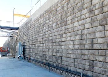 Reinforced Wall for Wine Production Facility