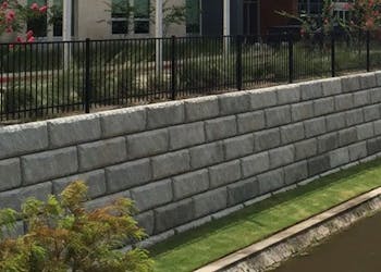 Gravity Retaining Walls Create Usable Space