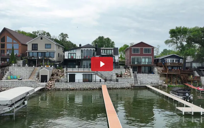 Lakehouse Shoreline Revival with Redi-Rock in Clear Lake