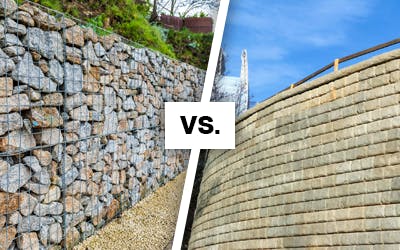 How do Gabion Retaining Walls Compare to Redi-Rock?