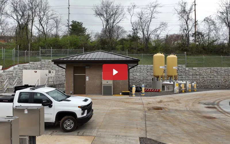 Redi-Rock Walls Support Utility Project in Knox County, TN