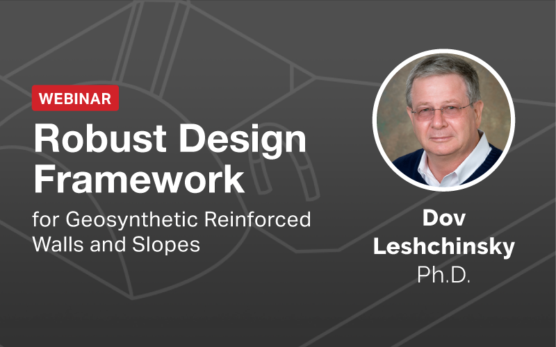 Redi-Rock Webinar with Presenter Dov Leshchinsky, Ph.D.