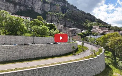 Roquefort, France, Adds Parking, Keeps Charm with Redi-Rock