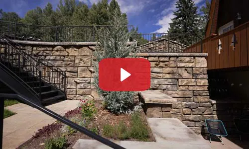 Redi-Rock Retaining Walls on a Challenging Vail, CO, Site