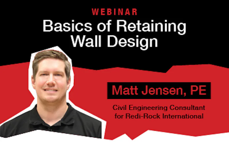 The Basics of Retaining Wall Design Webinar