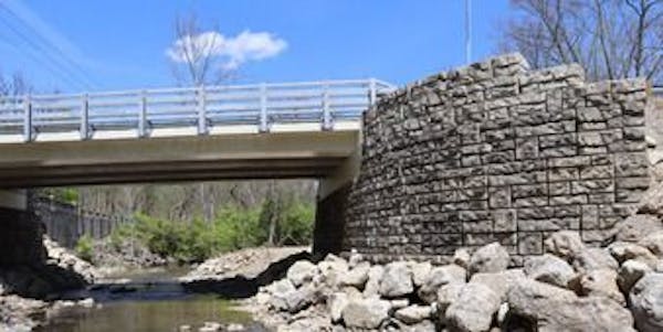 redi-rock bridge abutment retaining walls hamilton county ohio