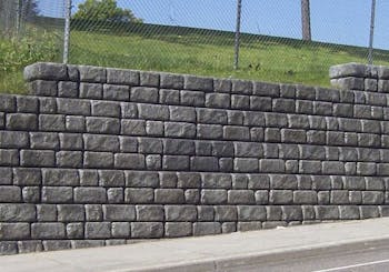 Cobblestone Masonry Wall Replacement for Roadway