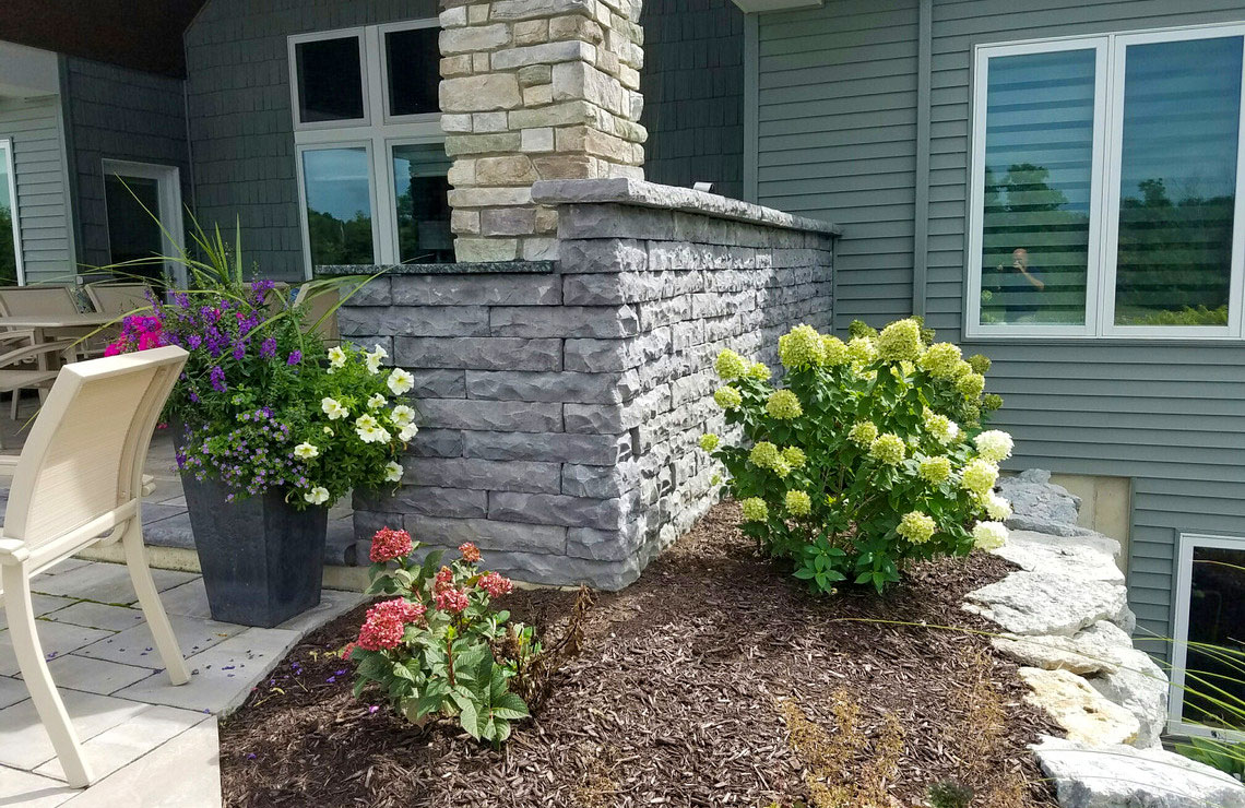 claremont wall for patio area of home