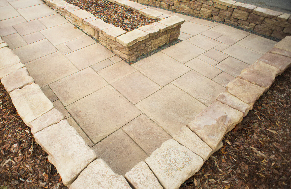 belvedere garden wall with belvedere coping