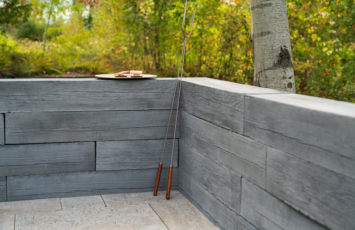 heartwood wall with smores