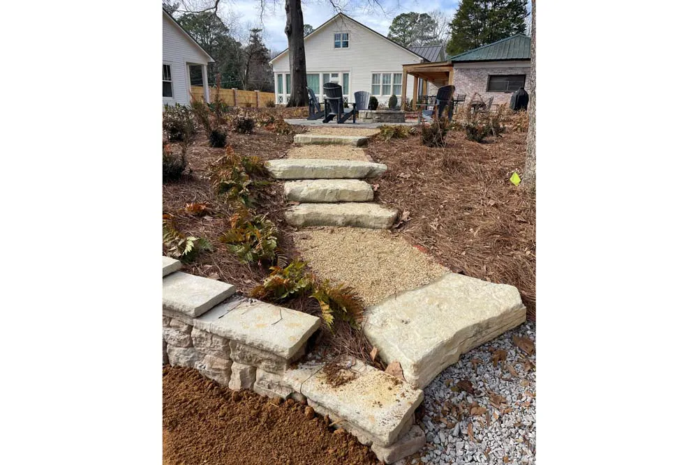 Rosetta Irregular Steps for pathway leading to patio