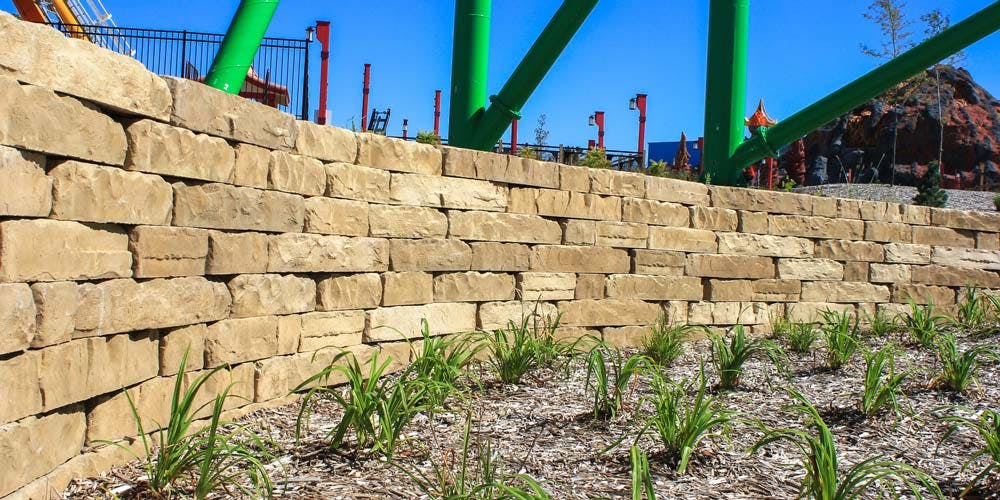 Kodah Gravity Wall Provides Theme Park Infrastructure and Visual Interest