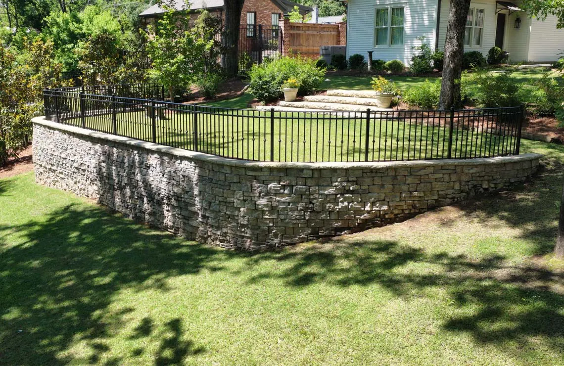 Rosetta Belvedere walls for backyard