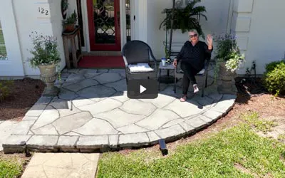 Rosetta Entryway and Patio Transformation in Mississippi 
