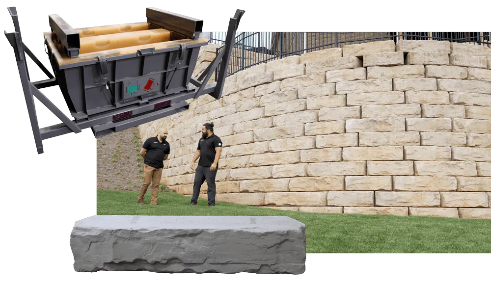 Rosetta Grand Ledge form, block, and wall