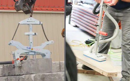 Choosing the Right Lifting Device for Hardscape Installation