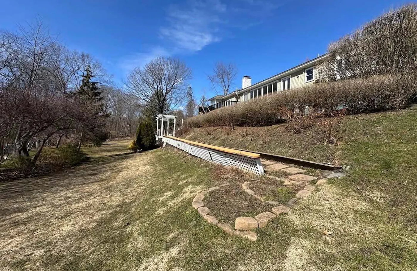 Backyard before Rosetta installed