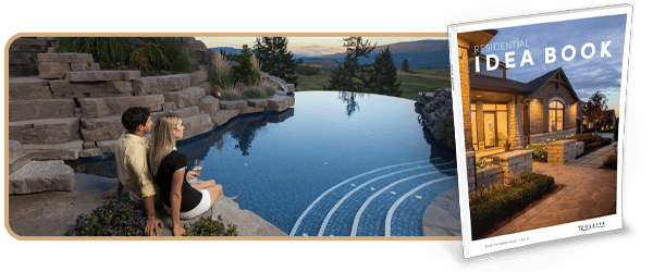 image of outcropping wall for pool and residential idea book