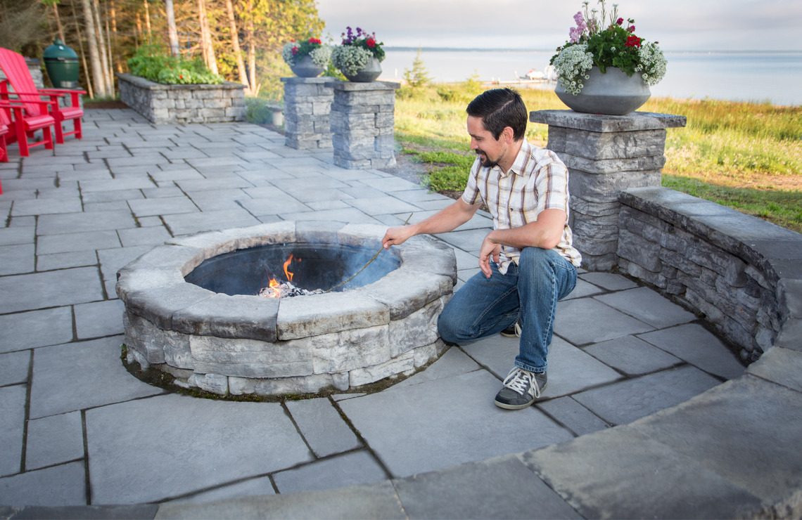 belvedere fire pit for patio