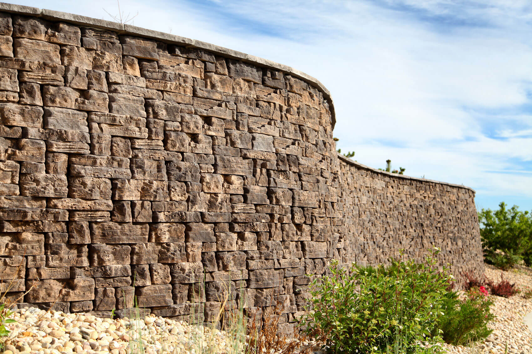 curved belvedere wall