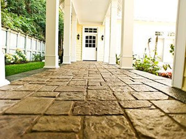 Paver walkway from Rosetta Hardscapes