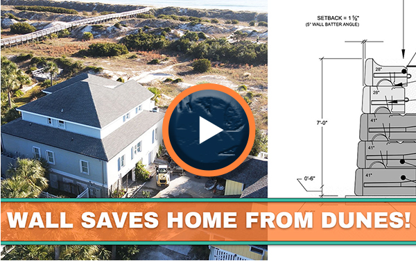 Redi-Rock Saves Property Line