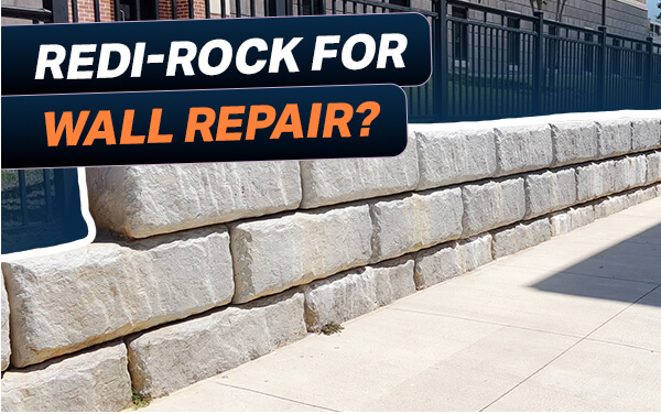 Can I Use Redi-Rock to Repair a Failing Retaining Wall?