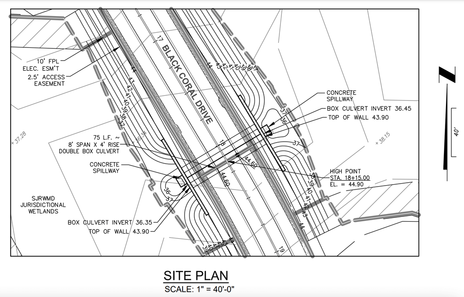 image of coral ridge site plan