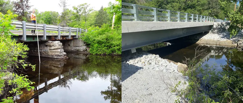before and after velpont was installed