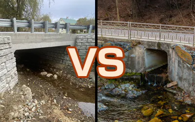 Comparing Crossings: Velpont vs Concrete Box Culverts